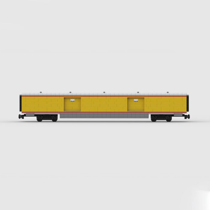 MOC - 208210 Railway Baggage Car Building Blocks - LesDiy - Building Blocks -
