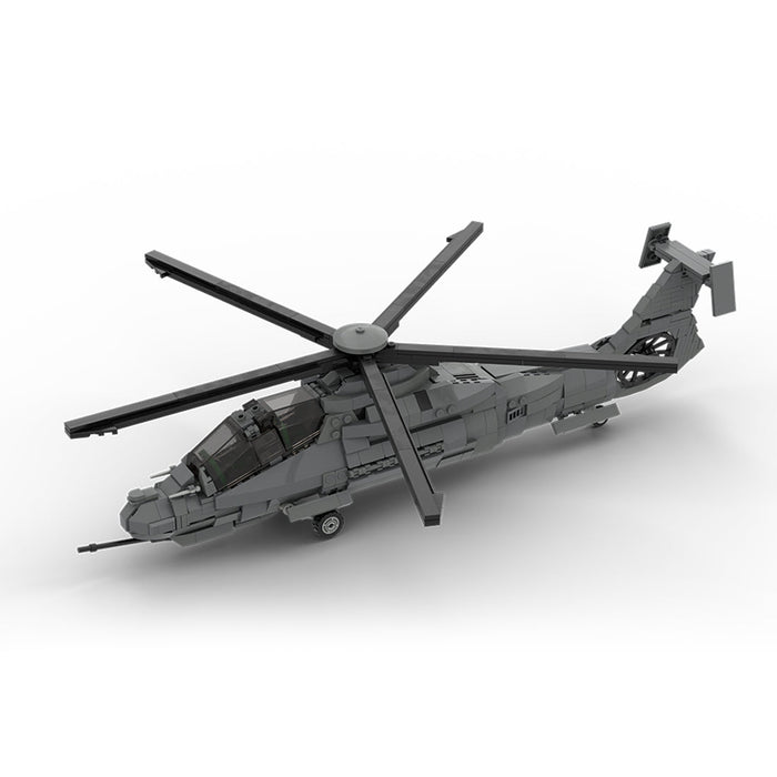 MOC - 208482 1/35 Scale RAH - 66 Comanche Stealth Helicopter Building Blocks Set - LesDiy - Building Blocks -