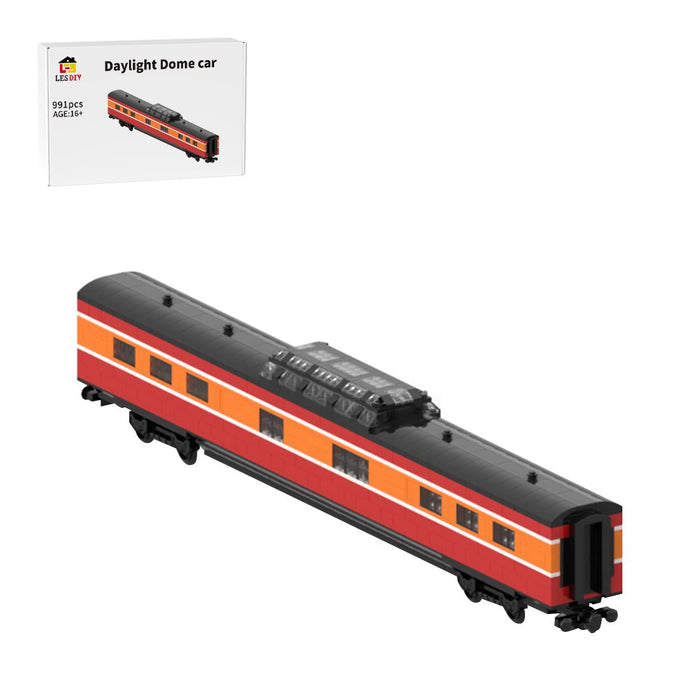 MOC - 208494 Daylight Dome Car Building Blocks - LesDiy - Building Blocks -