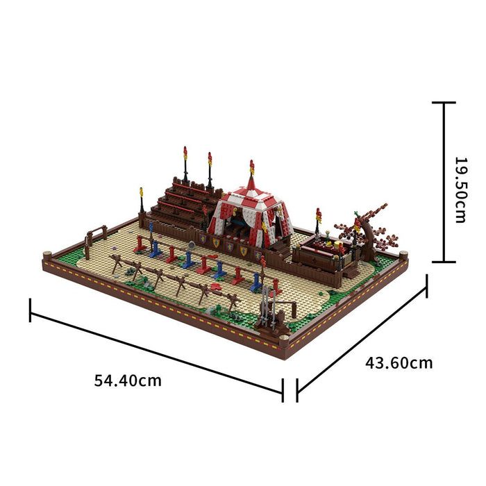 MOC - 208896 Jousting Tourney - Medieval Village Diorama Building Blocks - LesDiy - Building Blocks -
