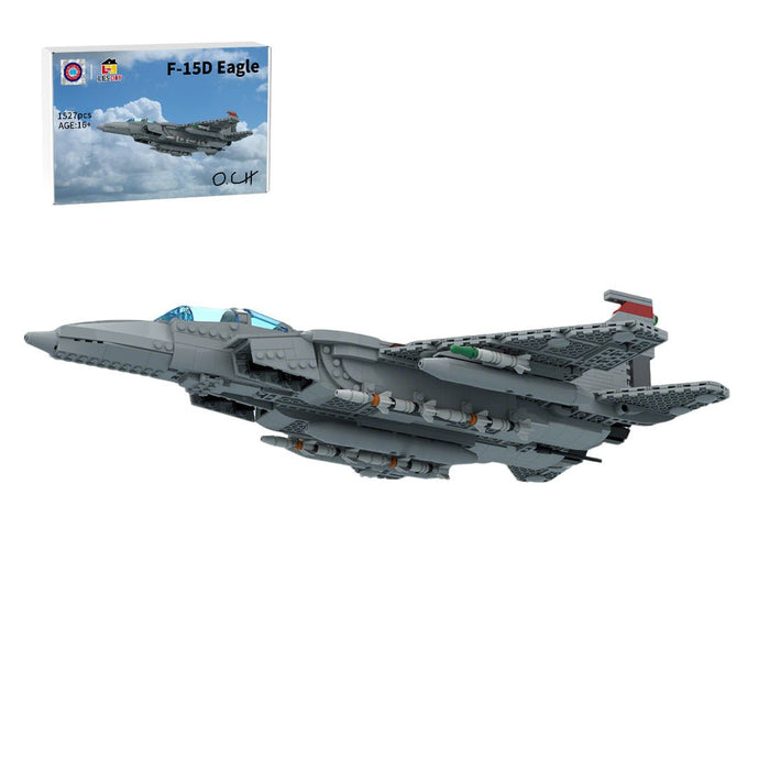 MOC - 210105 F - 15D Eagle Building Blocks - LesDiy - Building Blocks -