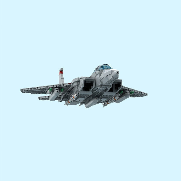 MOC - 210105 F - 15D Eagle Building Blocks - LesDiy - Building Blocks -