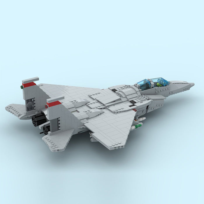 MOC - 210105 F - 15D Eagle Building Blocks - LesDiy - Building Blocks -