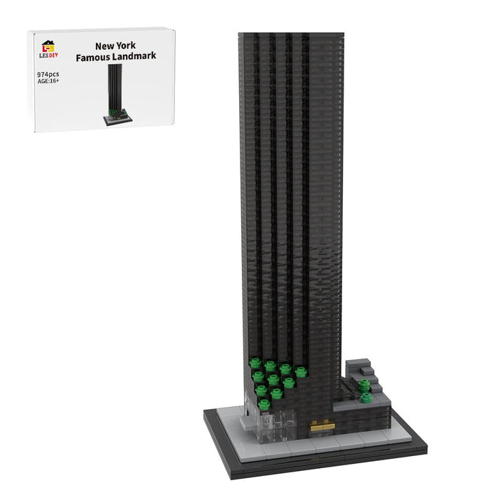MOC - 211277 Trump Tower New York - 1/800 Scale Building Blocks - LesDiy - Building Blocks -