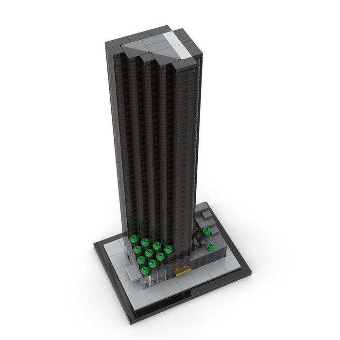 MOC - 211277 Trump Tower New York - 1/800 Scale Building Blocks - LesDiy - Building Blocks -