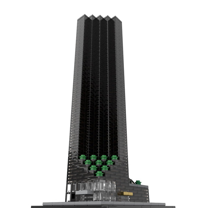 MOC - 211277 Trump Tower New York - 1/800 Scale Building Blocks - LesDiy - Building Blocks -