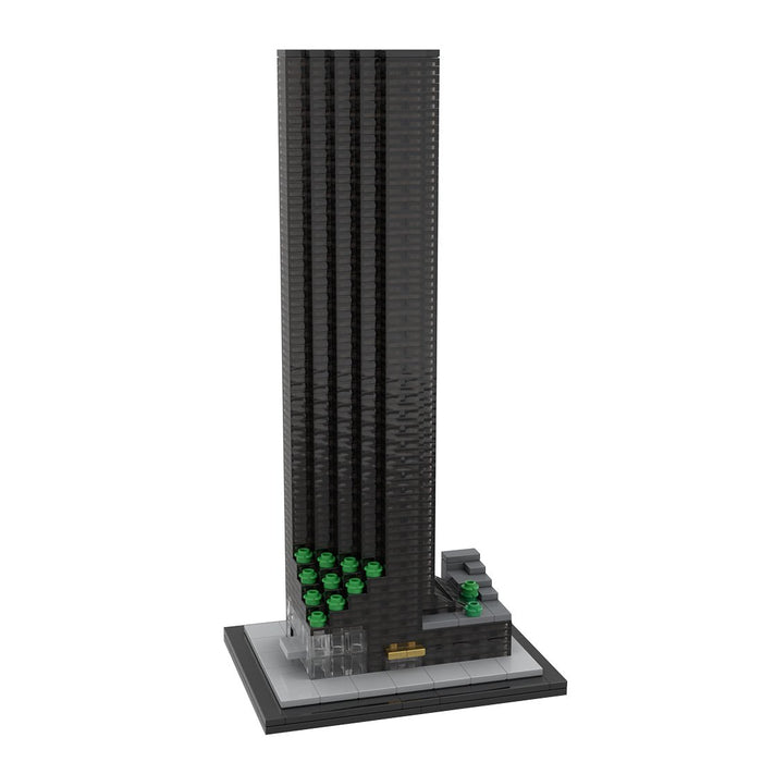 MOC - 211277 Trump Tower New York - 1/800 Scale Building Blocks - LesDiy - Building Blocks -