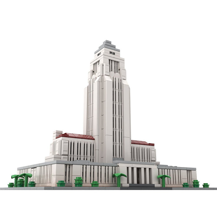 MOC - 211470 Los Angeles City Hall - 1/800 Scale Building Blocks - LesDiy - Building Blocks -