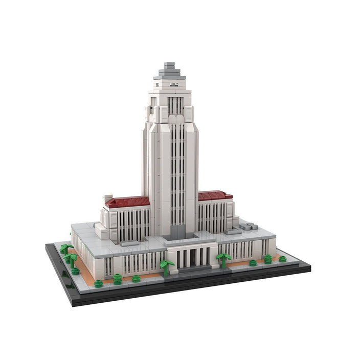 MOC - 211470 Los Angeles City Hall - 1/800 Scale Building Blocks - LesDiy - Building Blocks -