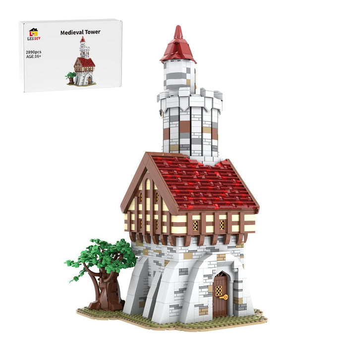 MOC-212258 Medieval Tower Building Blocks-LesDiy-Building Blocks-