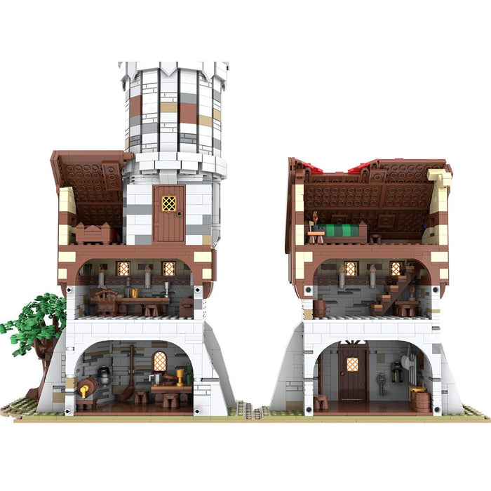 MOC-212258 Medieval Tower Building Blocks-LesDiy-Building Blocks-