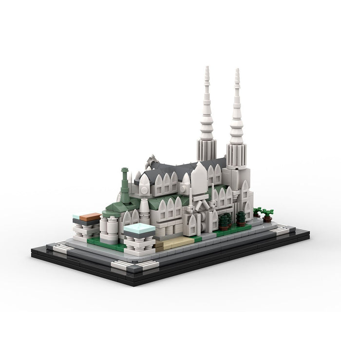 MOC - 212962 St. Patrick's Cathedral 1:800 Scale Building Blocks - LesDiy - Building Blocks -