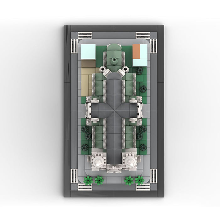 MOC - 212962 St. Patrick's Cathedral 1:800 Scale Building Blocks - LesDiy - Building Blocks -