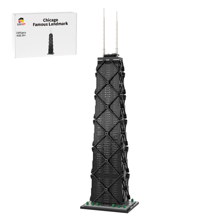 MOC - 213080 John Hancock Center 1:800 Scale Building Blocks - LesDiy - Building Blocks -