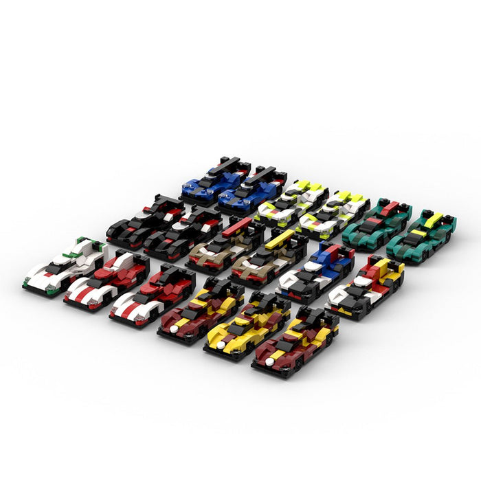 MOC - 213123 2025 WEC Hypercar Grid 5 wide building blocks - LesDiy - building blocks -