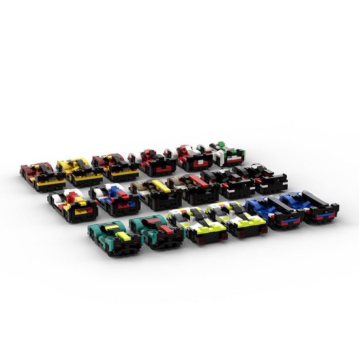 MOC - 213123 2025 WEC Hypercar Grid 5 wide building blocks - LesDiy - building blocks -