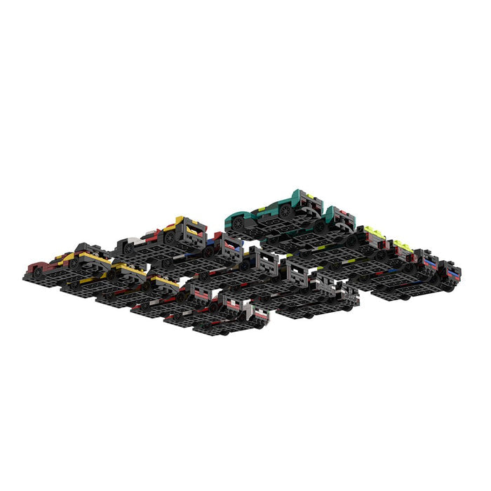 MOC - 213123 2025 WEC Hypercar Grid 5 wide building blocks - LesDiy - building blocks -