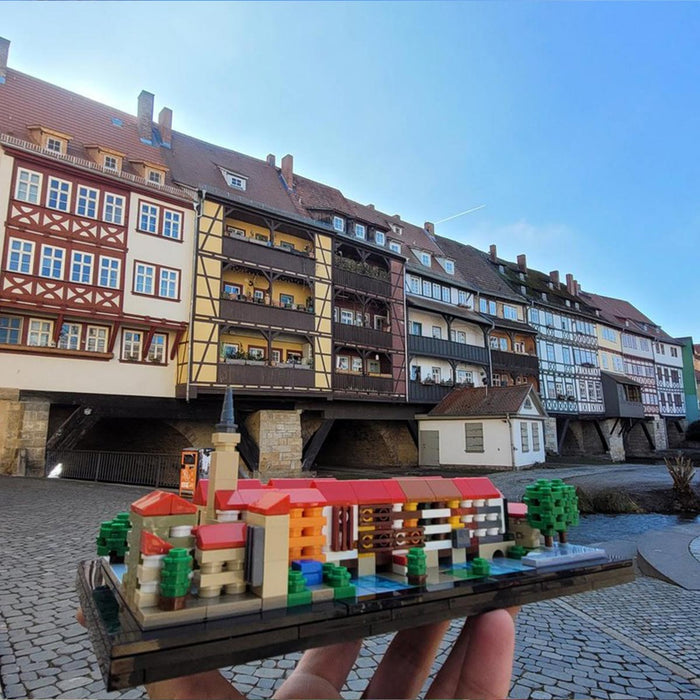 MOC - 213242 Krämerbrücke, Erfurt, Germany Building Blocks - LesDiy -