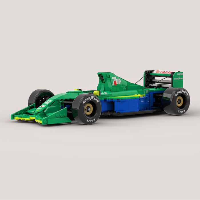 MOC-213339 1/16 Scale Jordan 191 Race Car Building Blocks
