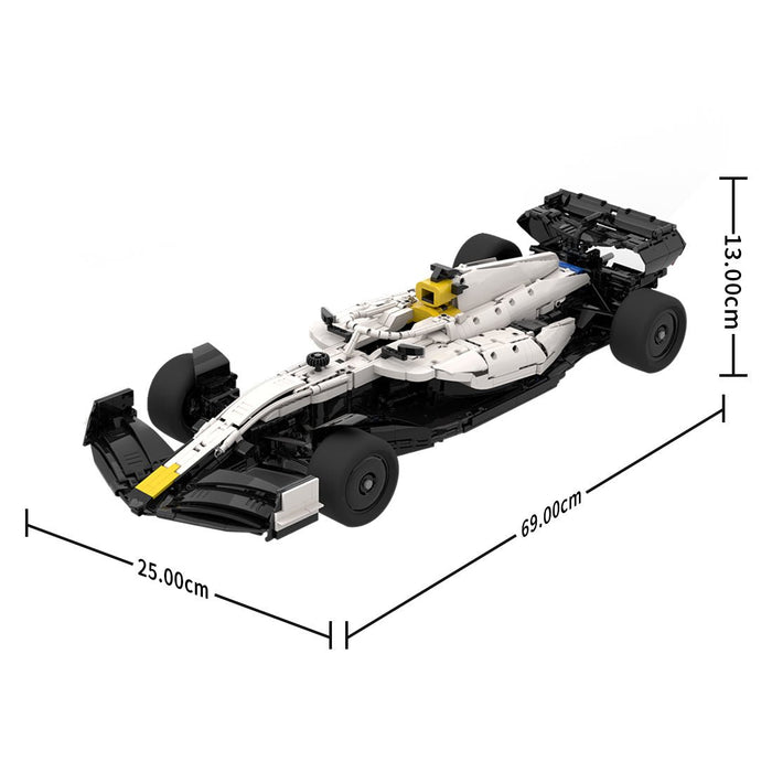 MOC - 214433 Visa Cash App RB Formula One Team VCARB02 1:8 Scale Building Blocks - LesDiy - Building Blocks -