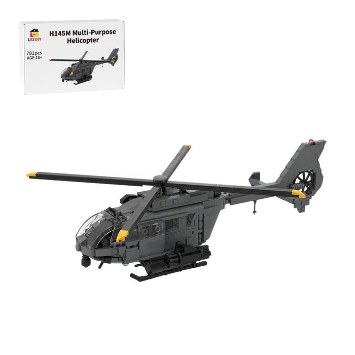 MOC - 214545 Airbus H145 M / UH - 72B Building Blocks - LesDiy - Building Blocks -