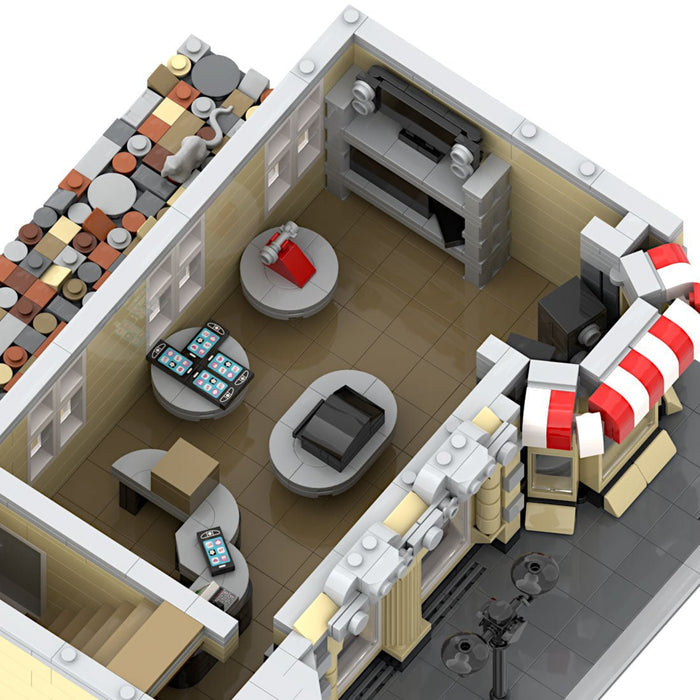 MOC - 214606 HiFi Shop & Residential House Building Blocks - LesDiy - Building Blocks -