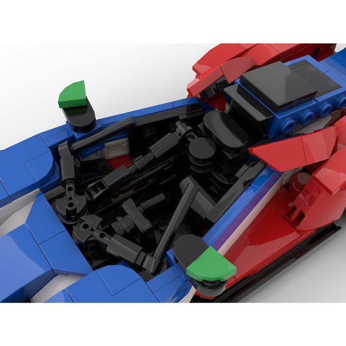 MOC - 215282 Ford GT LM GTE Building Blocks - LesDiy - Building Blocks -