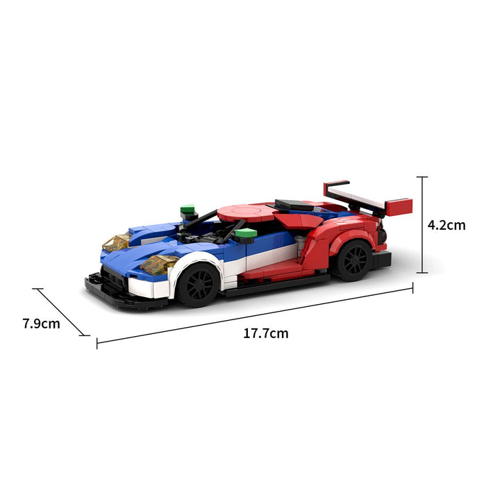 MOC - 215282 Ford GT LM GTE Building Blocks - LesDiy - Building Blocks -