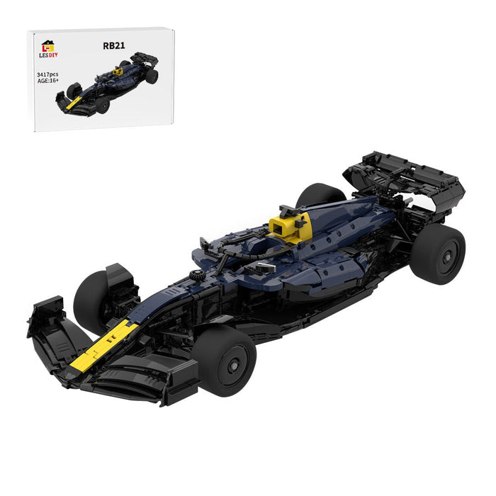 MOC - 215577 Red Bull Racing F1 RB21 1:8 Scale Building Blocks - LesDiy - Building Blocks -