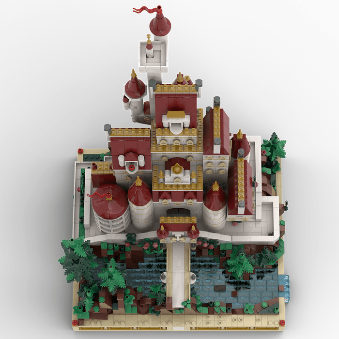 MOC - 216326 Beauty and the Beast mini scale Castle Building Blocks - LesDiy - Building Blocks -