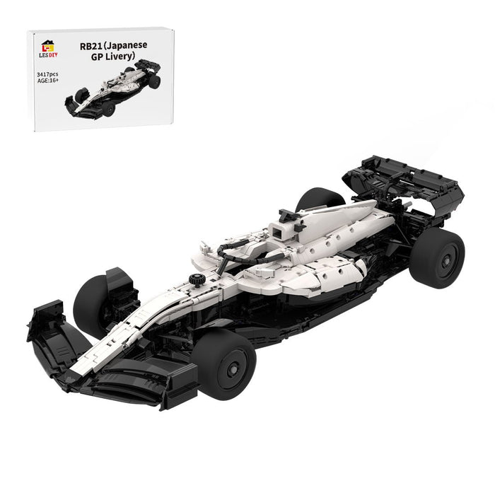 MOC - 216550 Red Bull Racing F1 RB21 Japanese GP Livery 1:8 Scale Building Blocks - LesDiy - Building Blocks -