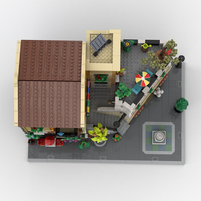MOC - 217918 Italian Street Corner Building Blocks - LesDiy -