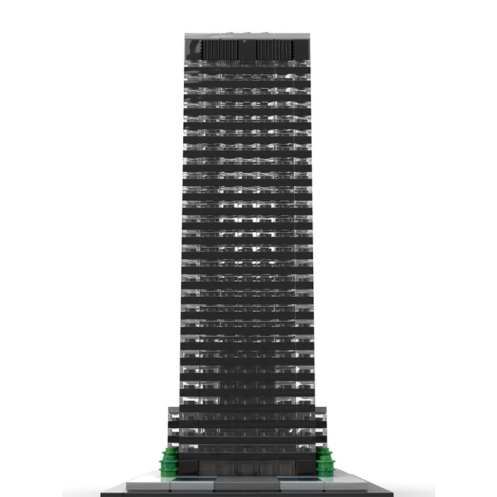 MOC - 219954 Seagram Building New York - 1/800 Scale Building Blocks - LesDiy - Building Blocks -