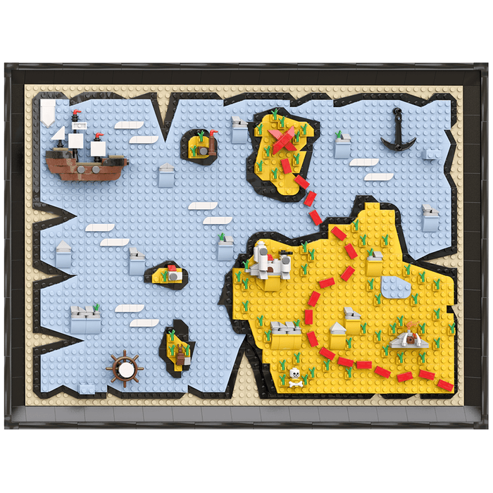 MOC - 220230 The Map - UCS Pirates Map Building Blocks - LesDiy - Building Blocks -