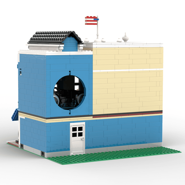 MOC - 220451 Cinema | Deluxe Main Street USA Building Blocks - LesDiy - Building Blocks -
