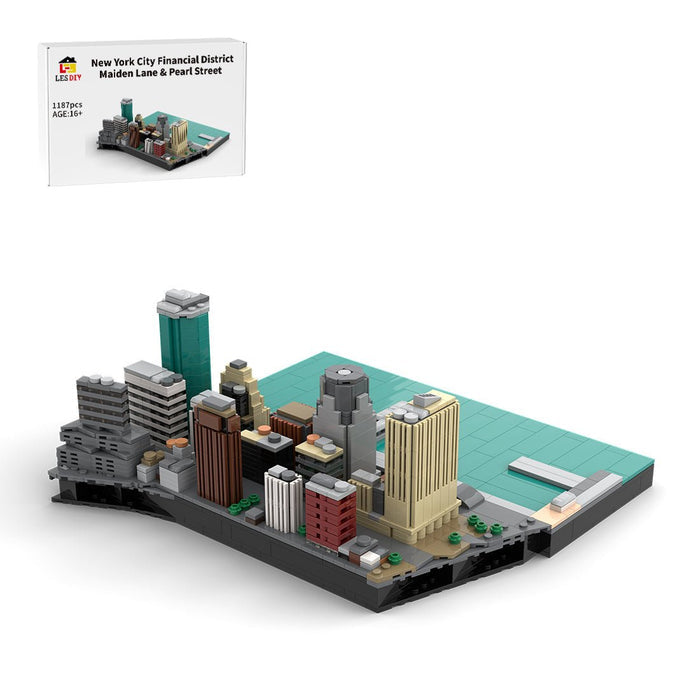 MOC - 221106 Financial District - New York City Building Blocks - LesDiy - Building Blocks -