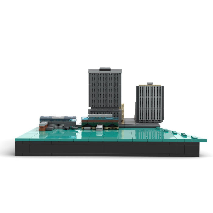 MOC - 221106 New York City Whitehall Street & Pearl Street Building Blocks - LesDiy - Building Blocks -
