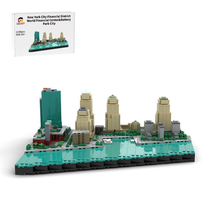 MOC - 221106 World Financial Center&Battery Park City Building Blocks - LesDiy - Building Blocks -