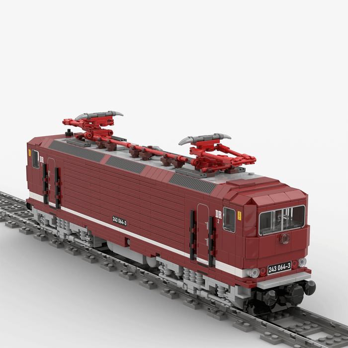 MOC - 221512 Electric Locomotive BR243 of the Deutsche Reichsbahn Bluilding Blocks - LesDiy - Locomotive -