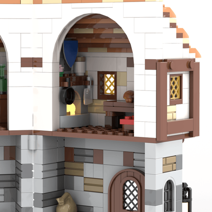 MOC - 221881 Guarded Inn Building Blocks  - LesDiy -