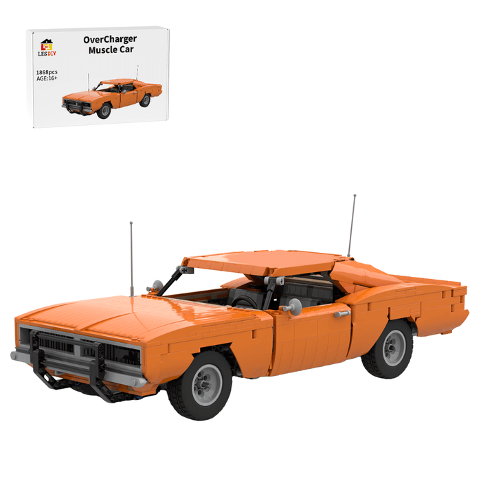 MOC - 221916 Charger General Lee Building Blocks - LesDiy - Building Blocks -