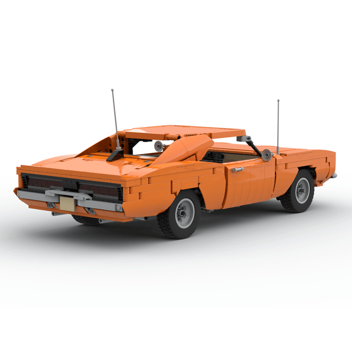 MOC - 221916 Charger General Lee Building Blocks - LesDiy - Building Blocks -