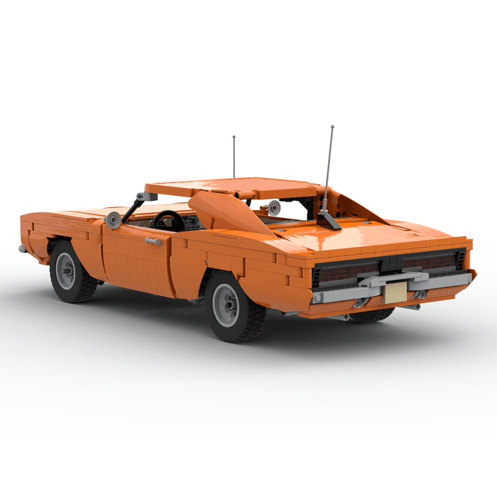 MOC - 221916 Charger General Lee Building Blocks - LesDiy - Building Blocks -