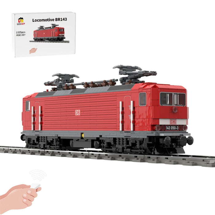 MOC - 222330 Electric Locomotive BR143 of the DBAG Building Blocks - Dynamic - LesDiy - Locomotive -