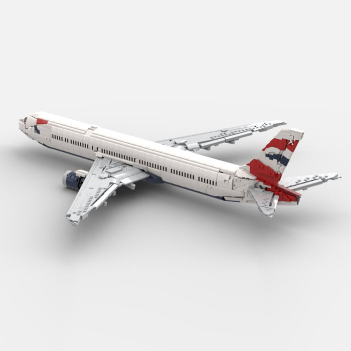 MOC - 222551 American Passenger Aircraft Building Blocks - LesDiy -