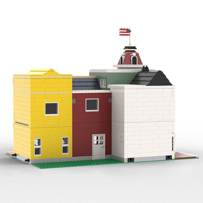 MOC - 222578 Main Street USA Jewelry Store | Deluxe Main Street USA ModularBuilding Blocks - LesDiy - Building Blocks -