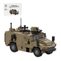 MOC - 222718 1/35 Scale WWII Military French 4×4 Transport Vehicle: VBMR - L Serval Building Blocks - LesDiy -