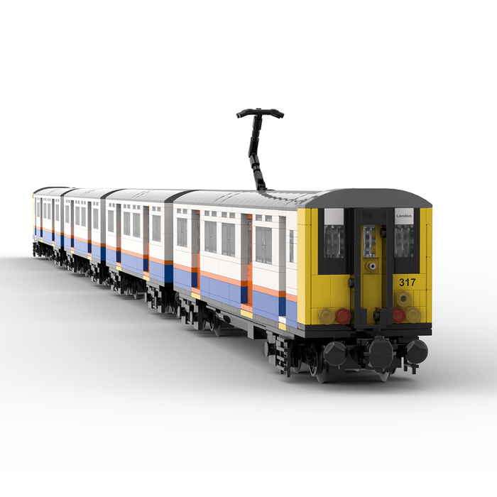 MOC - 223165 Class 317 Overground Livery| 8 - Wide | Power Functions Building Blocks - LesDiy - MOC -