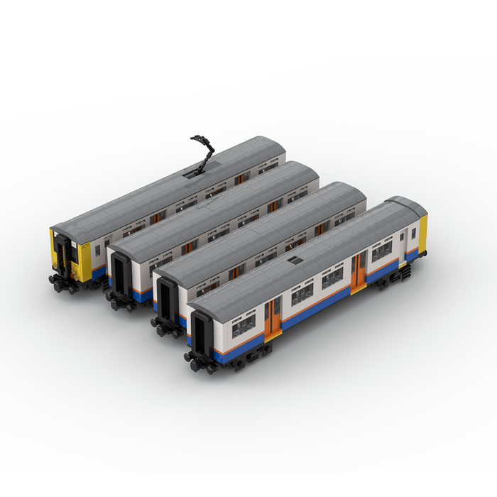 MOC - 223165 Class 317 Overground Livery| 8 - Wide | Power Functions Building Blocks - LesDiy - MOC -