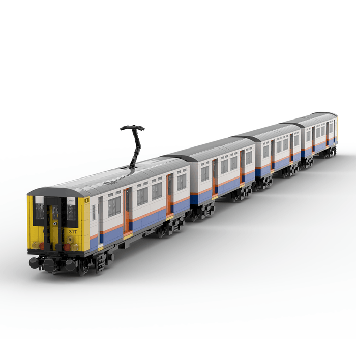 MOC - 223165 Class 317 Overground Livery| 8 - Wide | Power Functions Building Blocks - LesDiy - MOC -